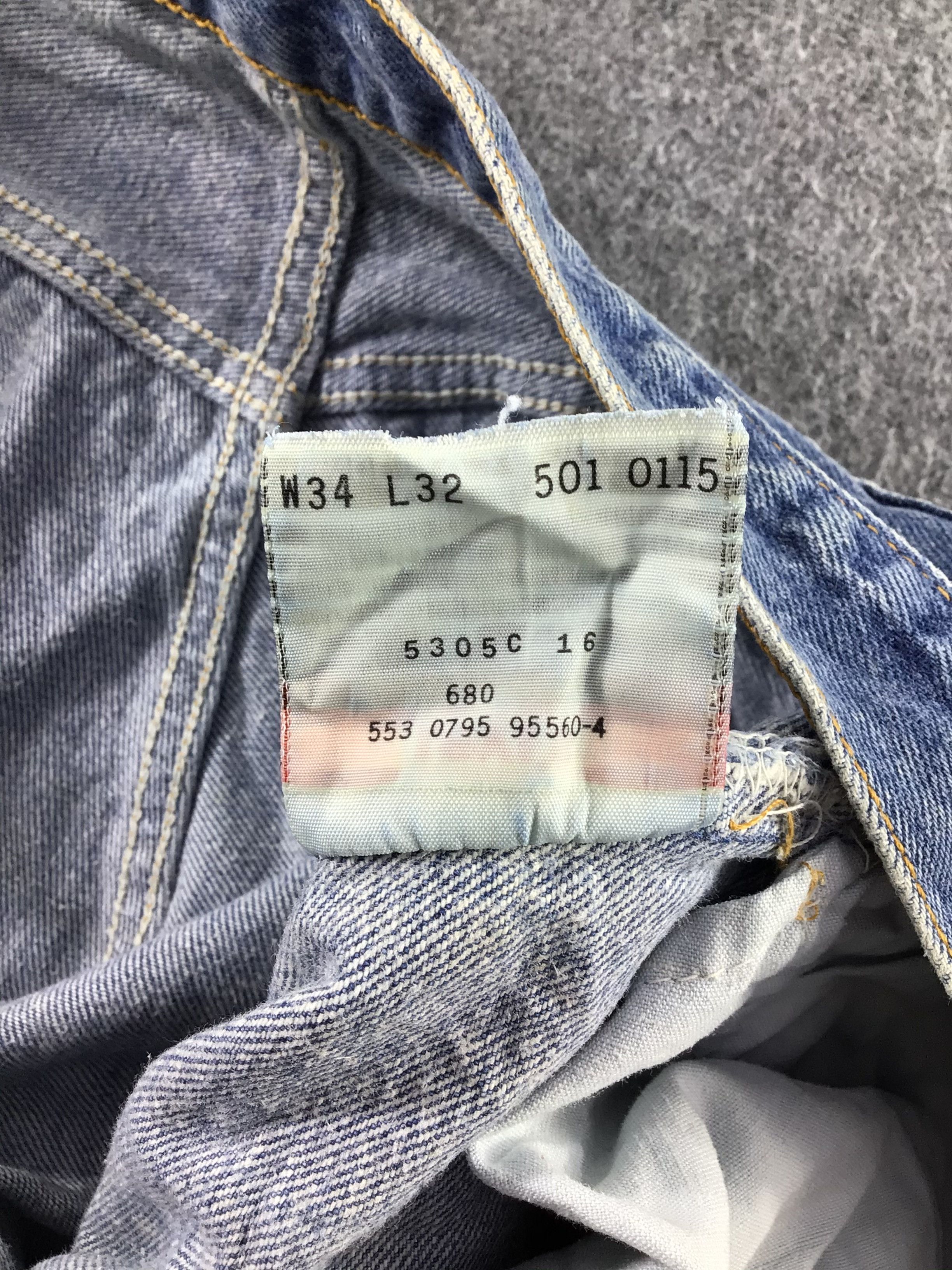 Levi's × Vintage Vintage Levis 501 Stone Wash Jeans-JM728 Size US 33 - 10 Thumbnail