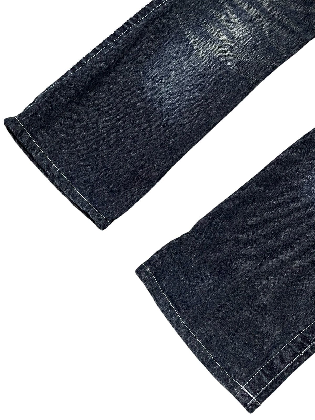 If Six Was Nine × Le Grande Bleu (L.G.B.) × semanticdesign Semantic Design Japan Multi Zipper Slant Pocket Flared Jeans Size US 30 / EU 46 - 13 Thumbnail