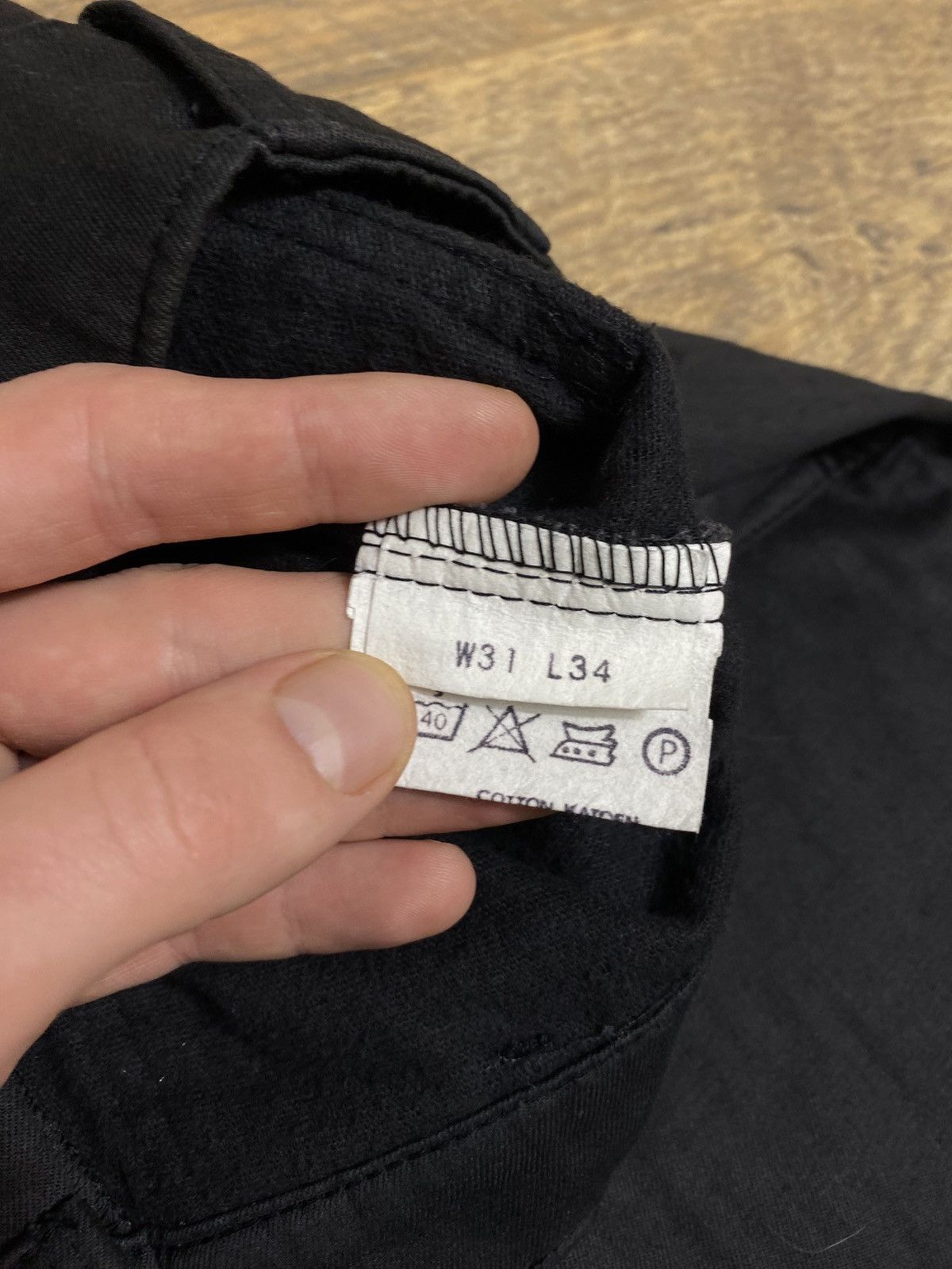 Levi's VINTAGE LEVI'S Trousers Black MADE IN ITALY Utility Workwear Size US 31 - 5 Thumbnail