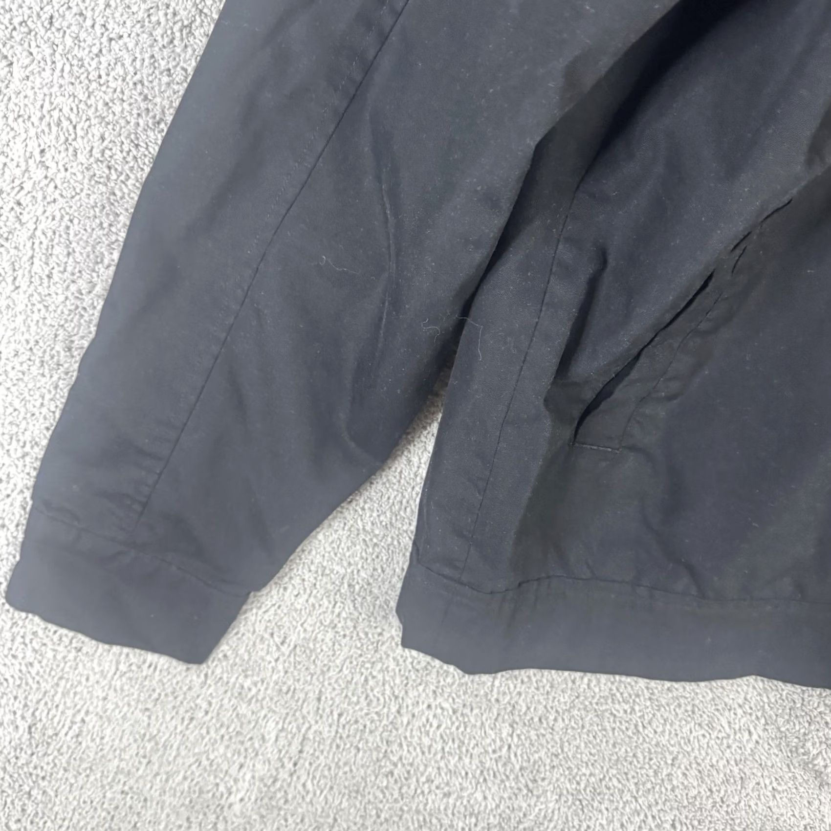 Volcom Volcom Jacket Mens S Black Canvas Windbreaker Full Zip Lined Lightweight Nylon Polyester Outer Shell Casual Spring Slim Fit Size US S / EU 44-46 / 1 - 2 Thumbnail