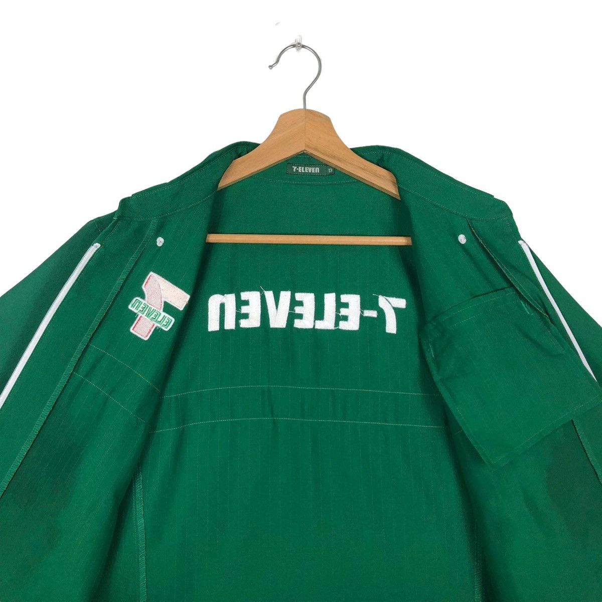 Japanese Brand 🔥SHORT SLEEVE WORK JACKET 7-ELEVEN JAPAN BIG LOGO Size US M / EU 48-50 / 2 - 11 Thumbnail
