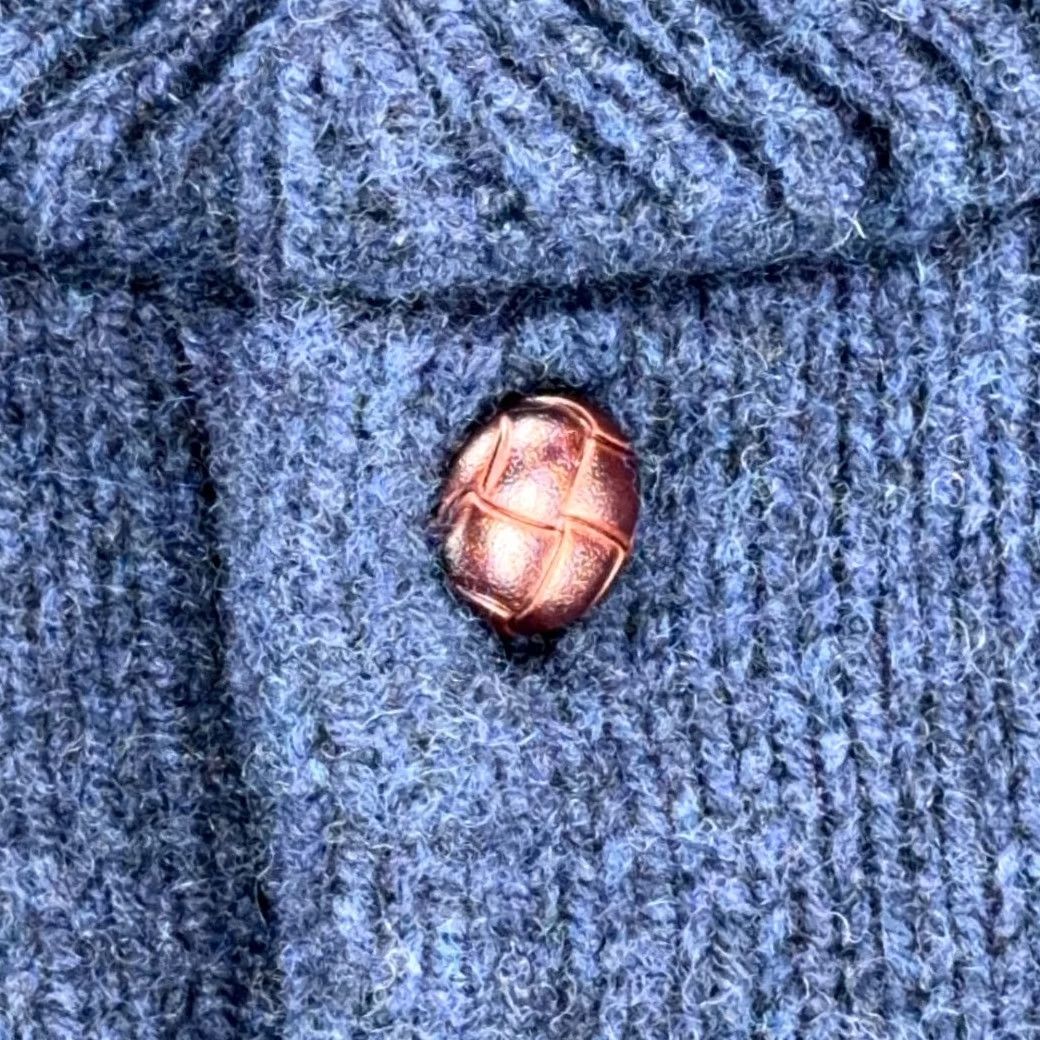 Vintage VINTAGE LL Bean Sweater Shirt Adult 2XL Blue Wool Henley Chunky Knit Lambs Wool 2XL XXL Crew Neck Long Sleeve Men Mens Y2K Size US XXL / EU 58 / 5 - 4 Thumbnail