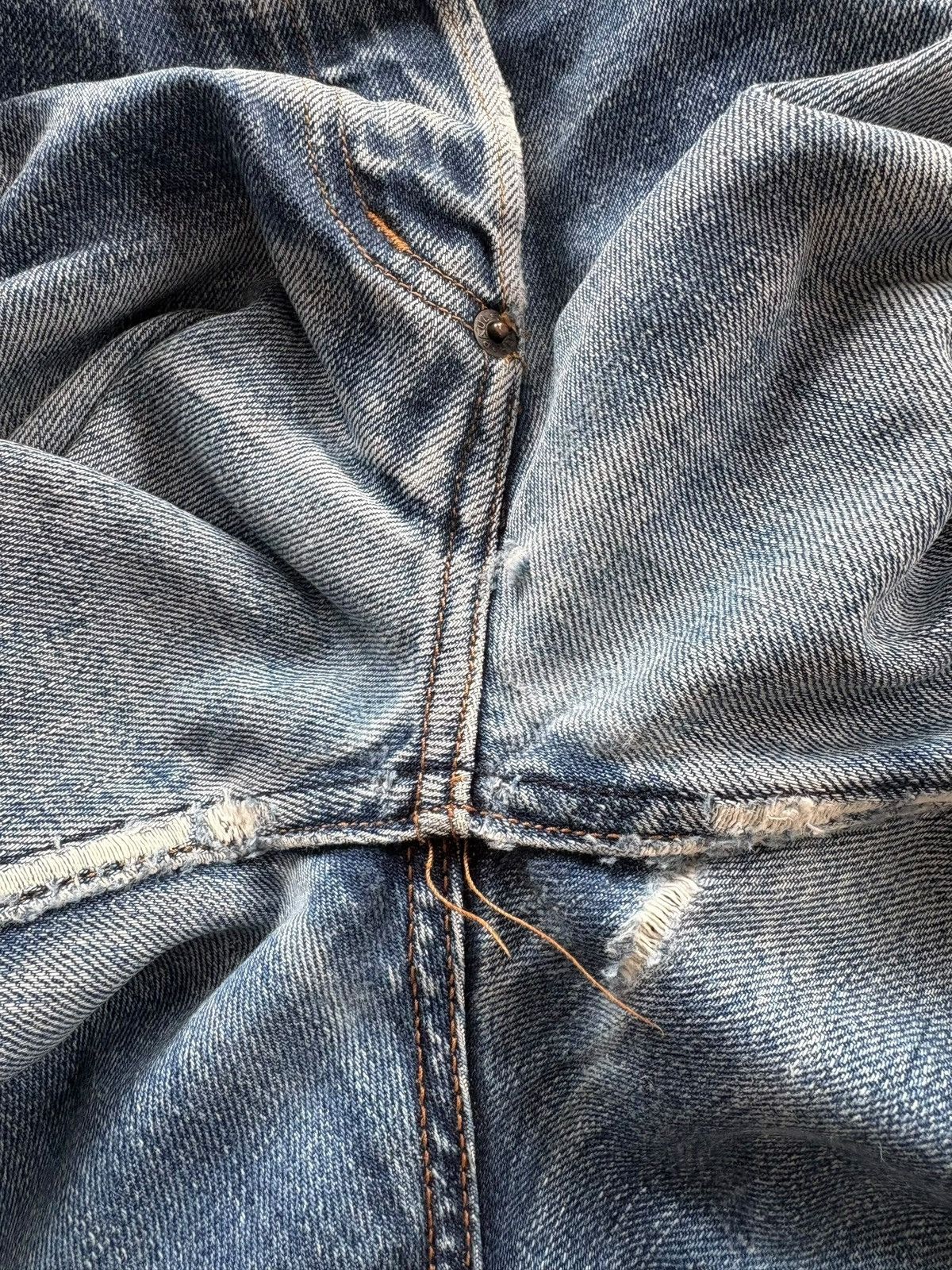 Paul Smith Vintage Paul Smith Faded Wash Loose Selvedge Jeans Size 29" - 3 Thumbnail