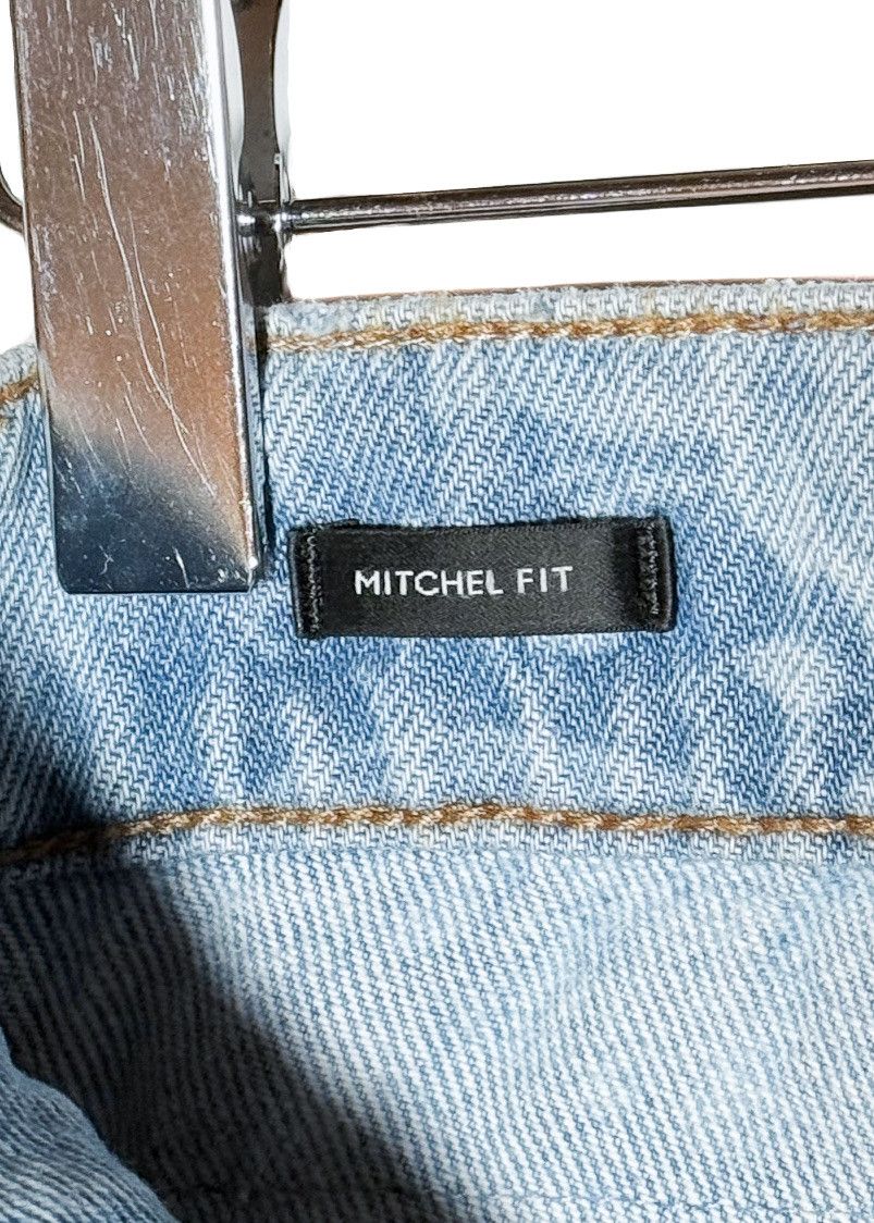 Versace Versace Washed Light Blue All Over Logo Jeans Size US 29 - 11 Thumbnail