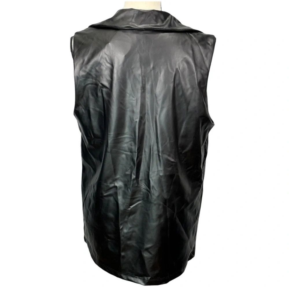 Other Yo-yo 5 Faux Leather Vest NWT Size M / US 6-8 / IT 42-44 - 2 Thumbnail