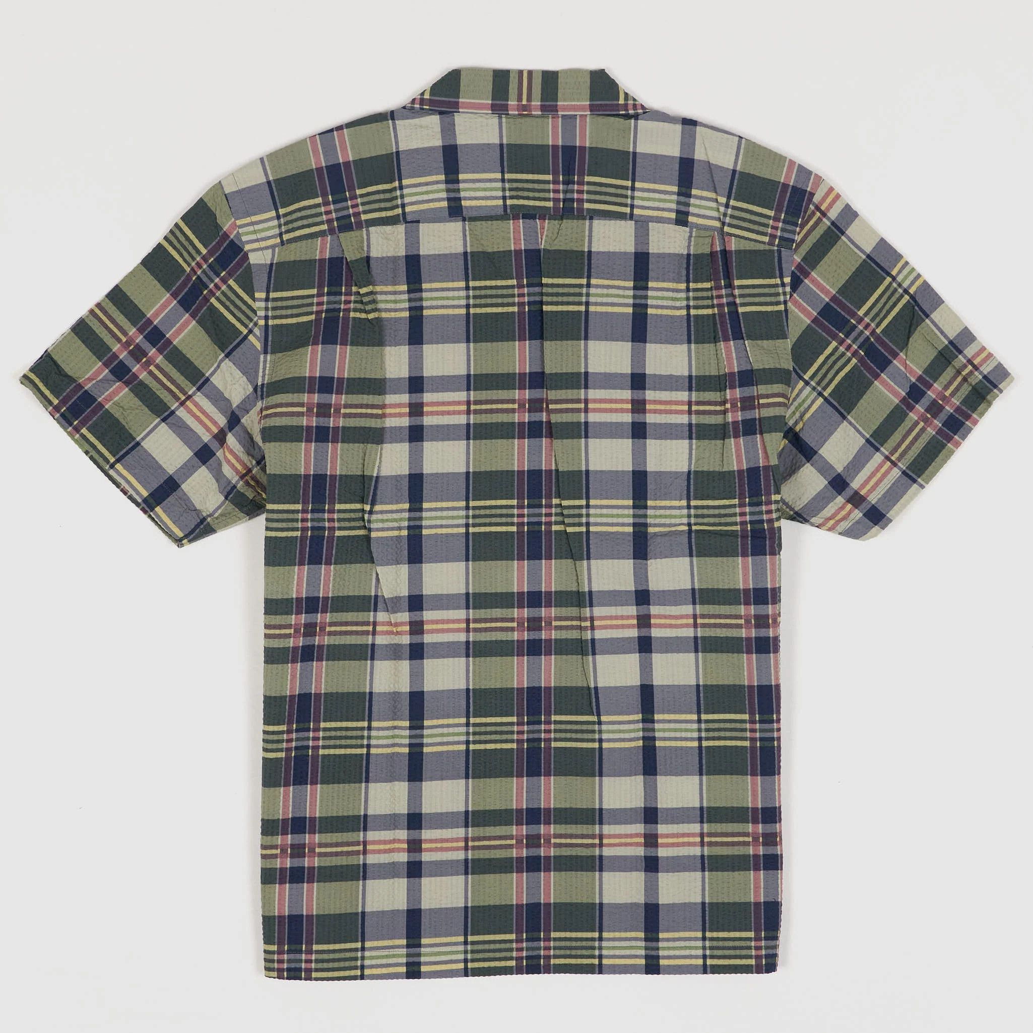 RRL Ralph Lauren Double RL Aloha Seersucker Camp Shirt – Short Sleeve Size US M / EU 48-50 / 2 - 2 Thumbnail