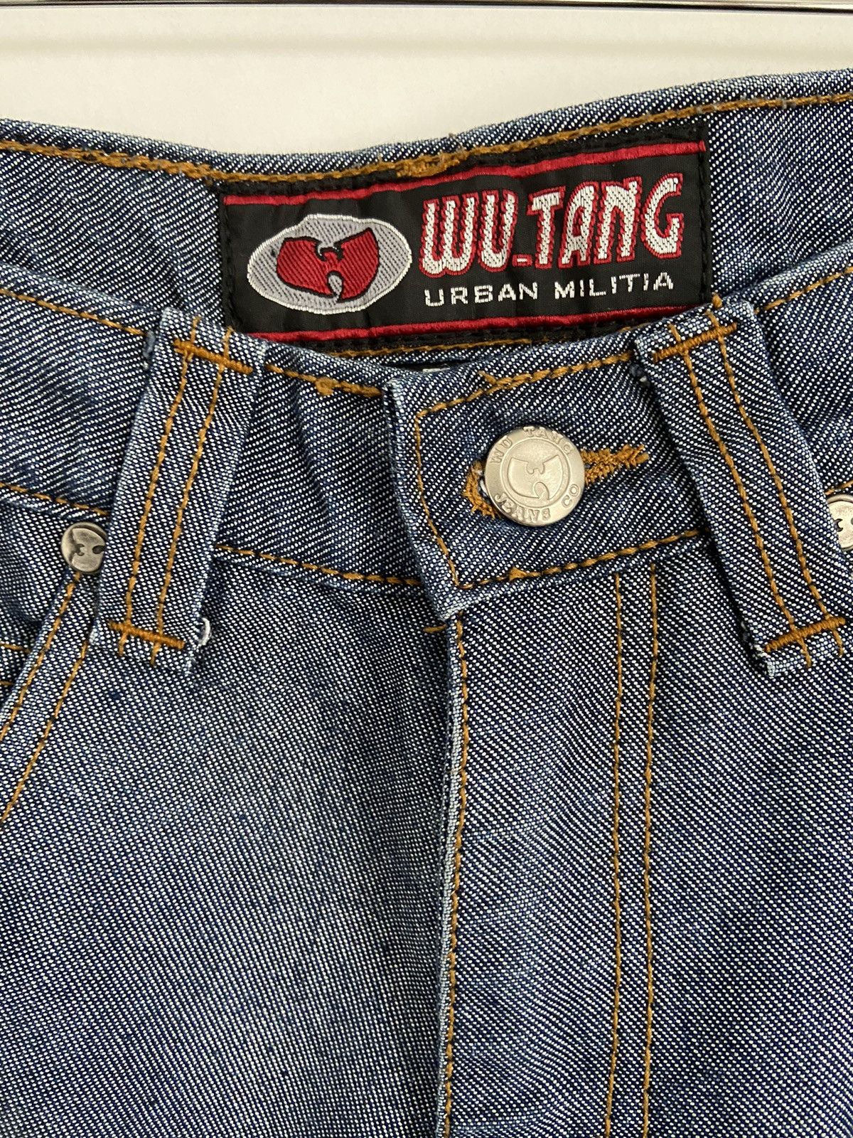 Wu-Tang Clan Wu tang clan rap y2k denim baggy jeans big pockets dragon Size 26" / US 2 / IT 38 - 7 Thumbnail