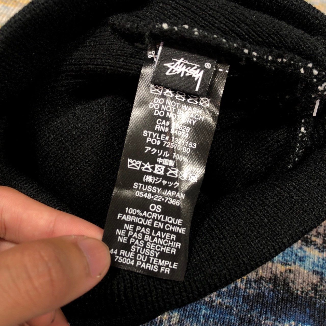 Stussy × Vintage Stussy Sport Jacquard Skullcap Beanie Size ONE SIZE - 4 Thumbnail