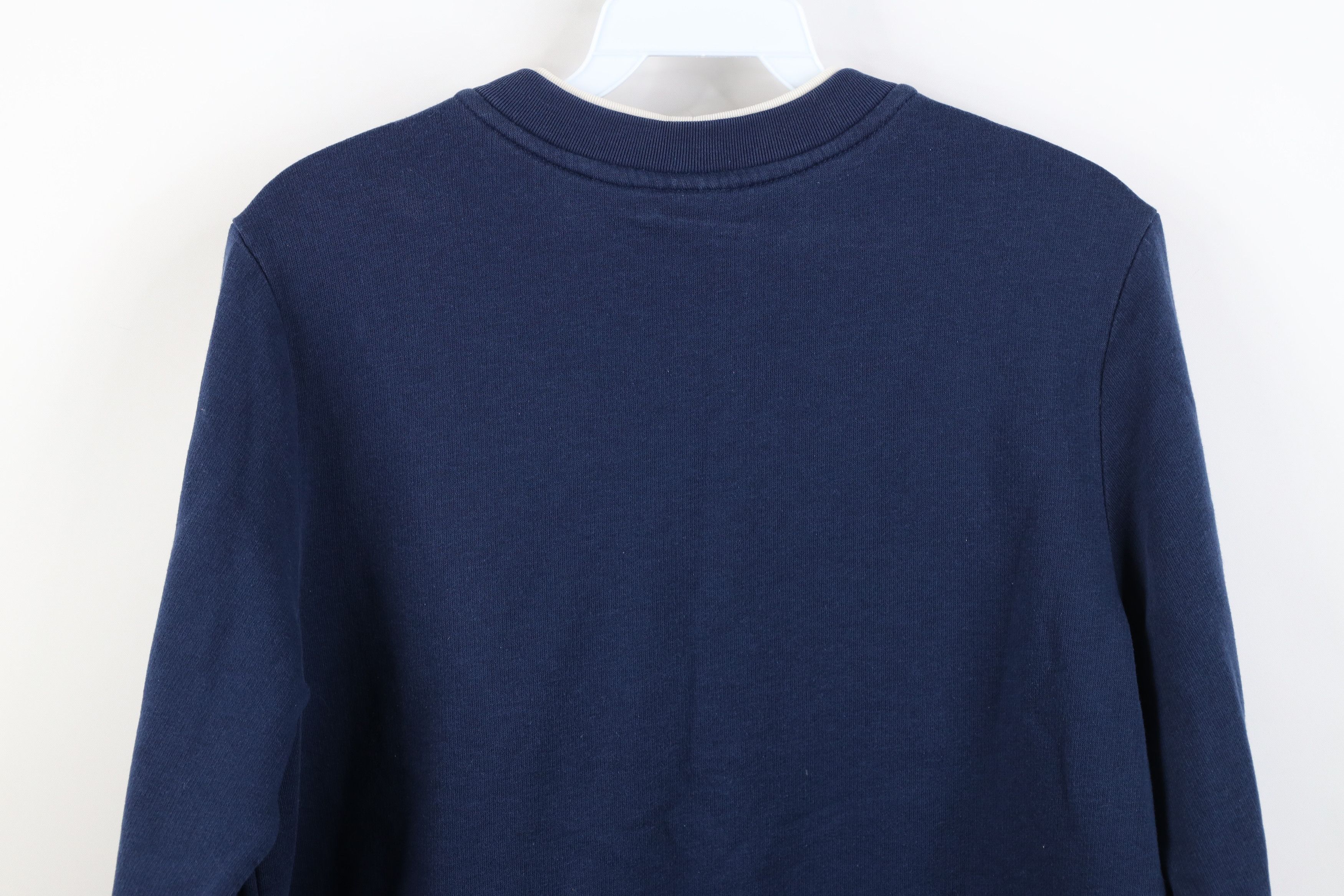 Vintage Vintage 90s Streetwear Fall Leaf Cat Kitten Sweatshirt Blue Size S / US 4 / IT 40 - 13 Thumbnail
