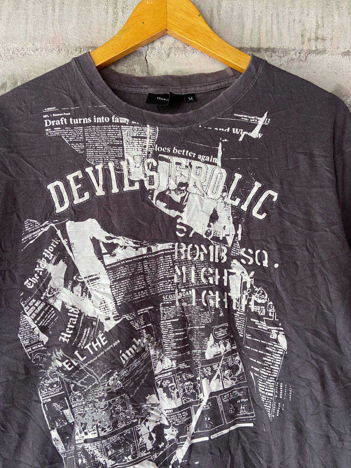 Japanese Brand OXFAM DEVILS FROLIC NIGHTY FIGHTH LONG SLEEVE Size US M / EU 48-50 / 2 - 6 Thumbnail