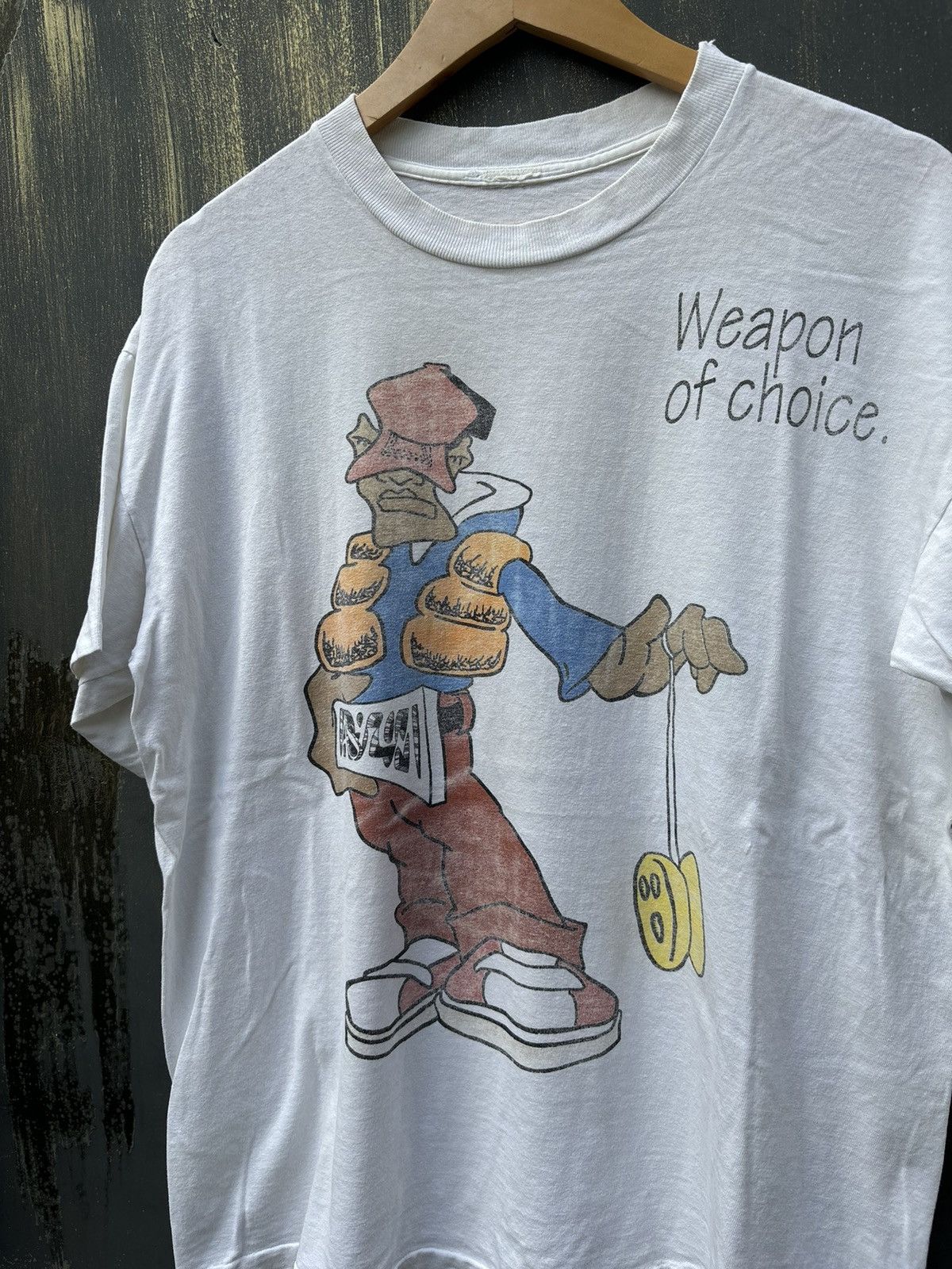 Vintage RARE! Vintage 90’s Art Gravity Weapon Of Choice Size US L / EU 52-54 / 3 - 3 Thumbnail