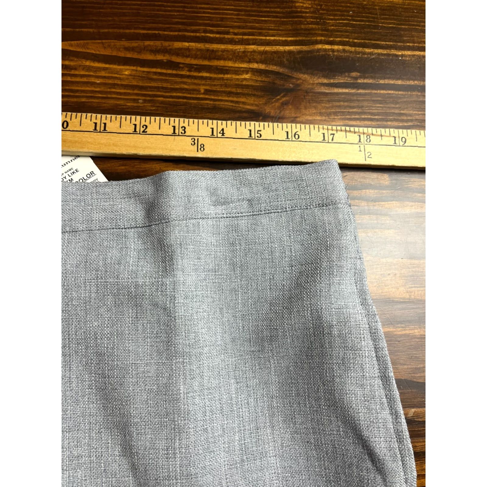 Vintage Alfred Dunner Pants Womens 14 Gray Classic Fit Elastic Waist Proportioned Shorts Size 36" / US 14 / IT 50 - 4 Thumbnail