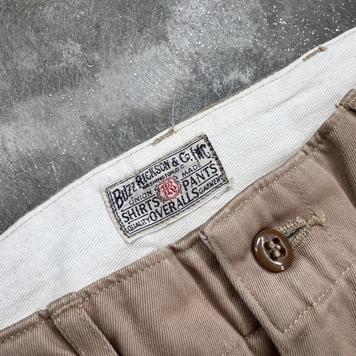 Buzz Rickson's 1990’s Buzz Rickson’s Khaki Regular fit Chino Pants Size US 32 / EU 48 - 9 Thumbnail