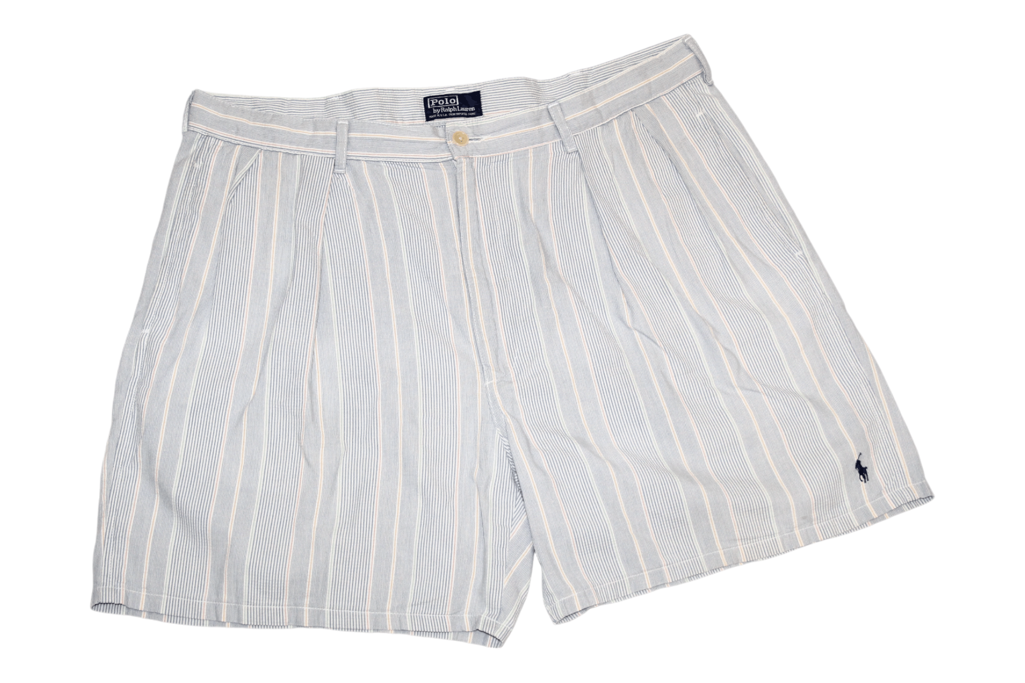 RARE🔥Polo Ralph Lauren Bold Striped Cotton Sports Shorts