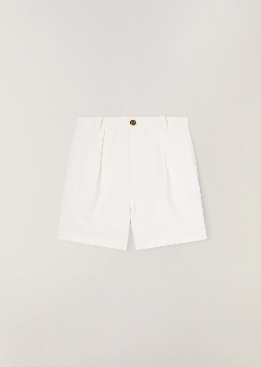image of Loro Piana O1Srvl11E0424 Shorts In White, Women's (Size 26)