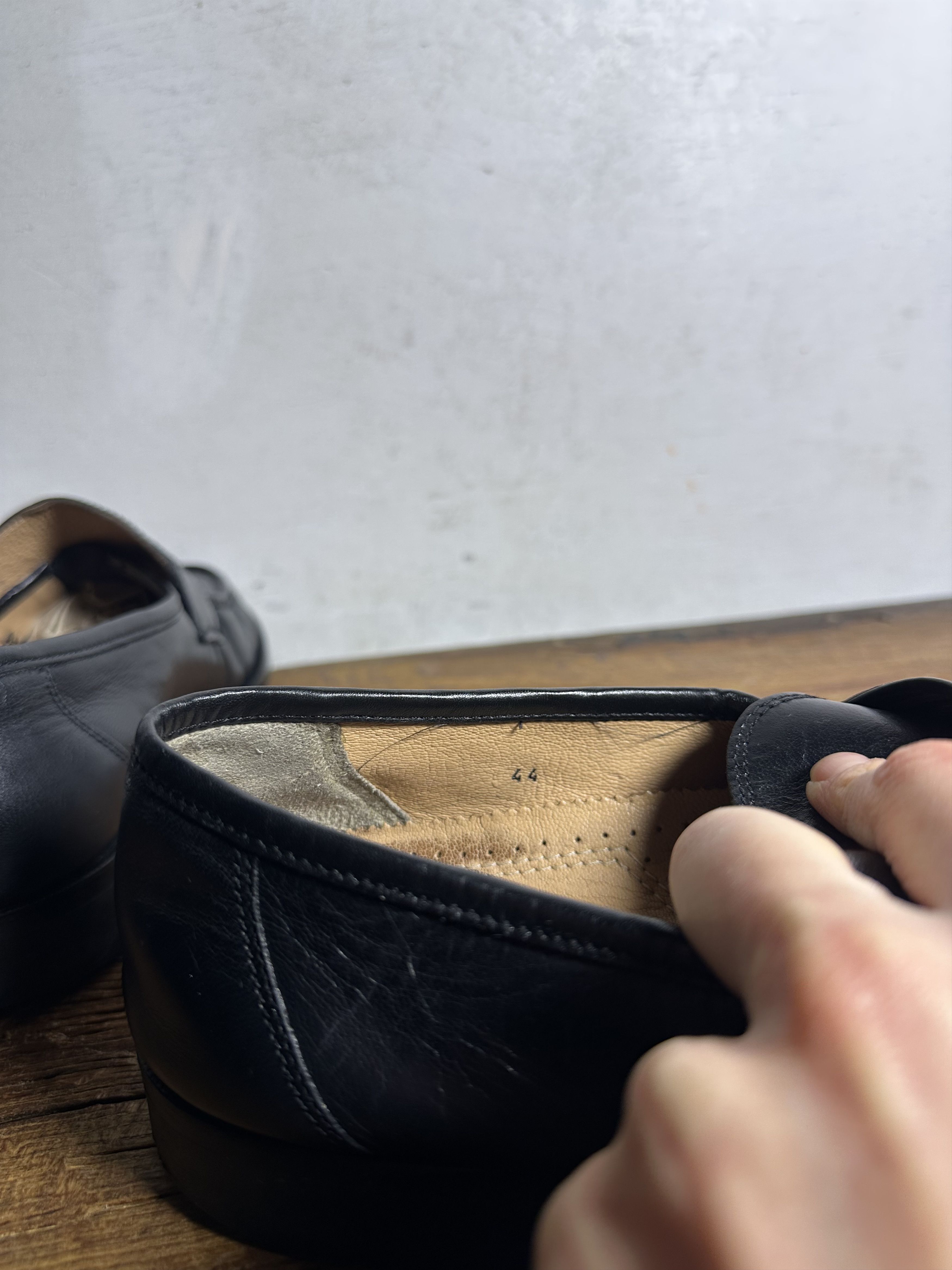 Handmade Custom Ordered Leather Loafers from Antonio Barnieri Size US 11 / EU 44 - 15 Thumbnail