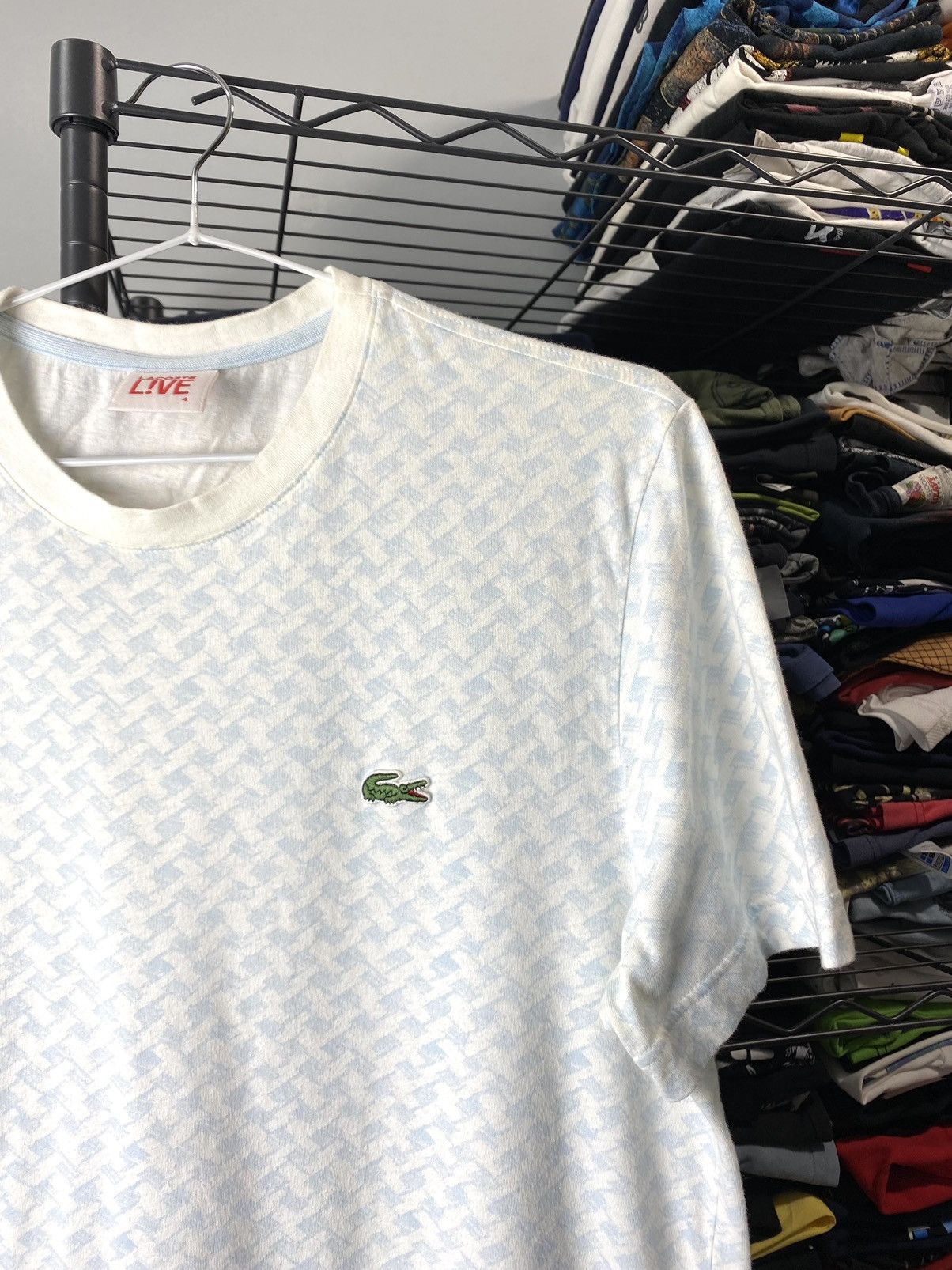 Lacoste Lacoste Live Pattern T Shirt Size US M / EU 48-50 / 2 - 3 Thumbnail