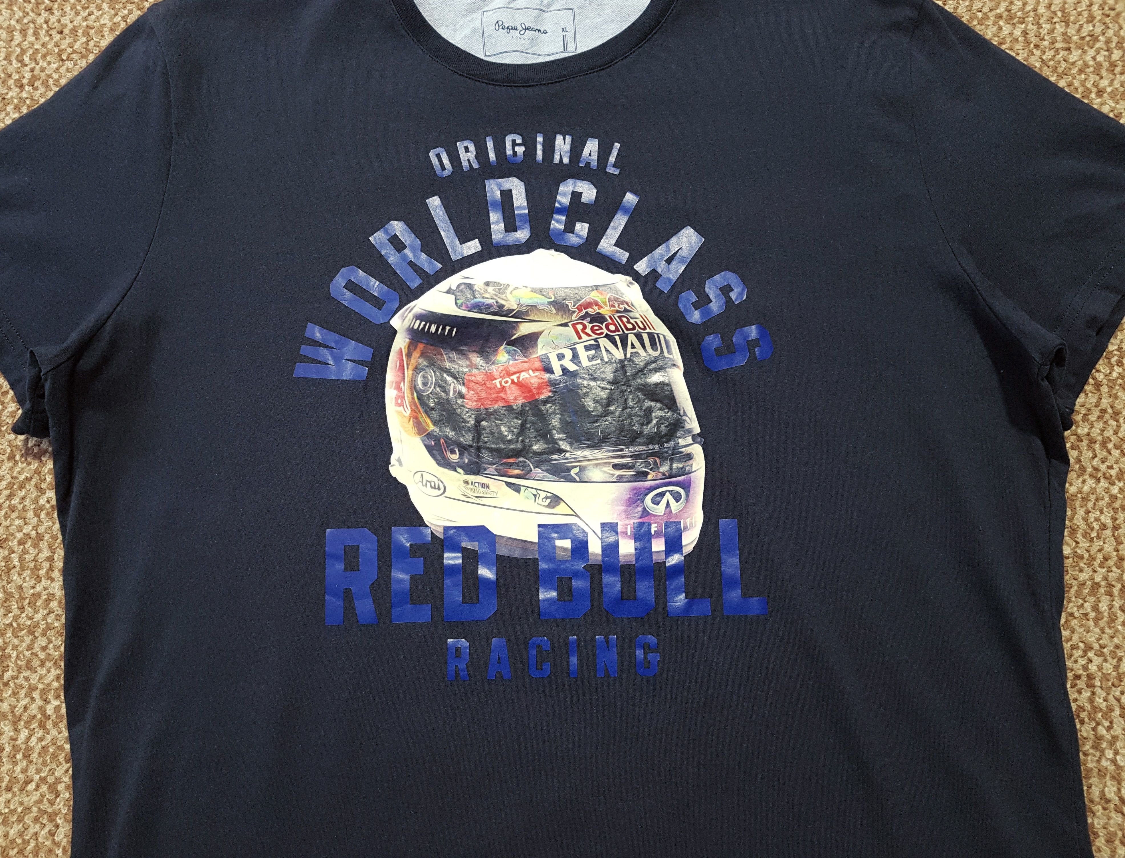 Pepe Jeans Pepe Jeans Red Bull Racing Renault Infiniti Print T Shirt XL Size US XL / EU 56 / 4 - 2 Thumbnail