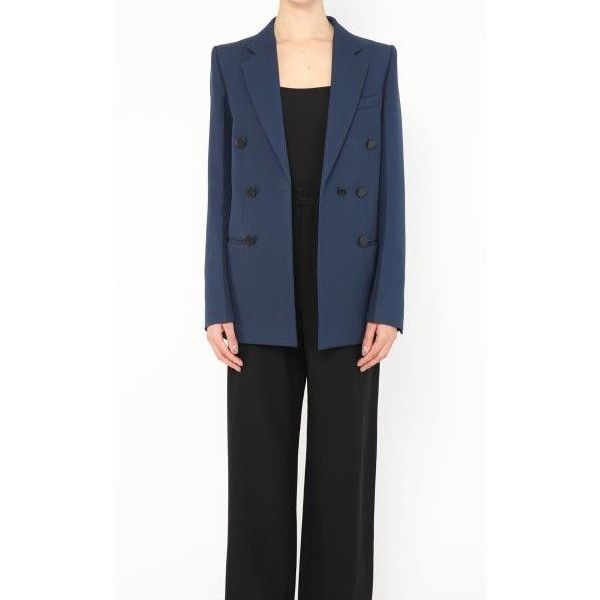 Celine Resort 2013 by Phoebe Philo Navy Blue Blazer Jacket Size M / US 6-8 / IT 42-44 - 3 Thumbnail