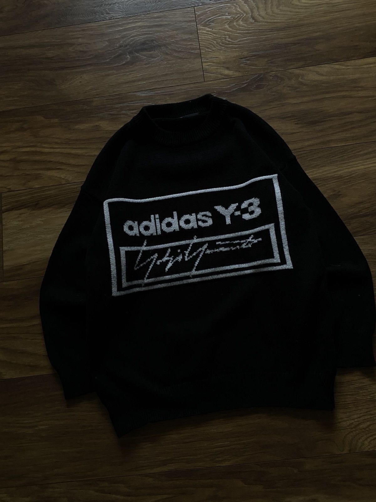 Y-3 Vintage Adidas Y-3 Knit Sweater Hype Y2k Swag Size US S / EU 44-46 / 1 - 3 Thumbnail