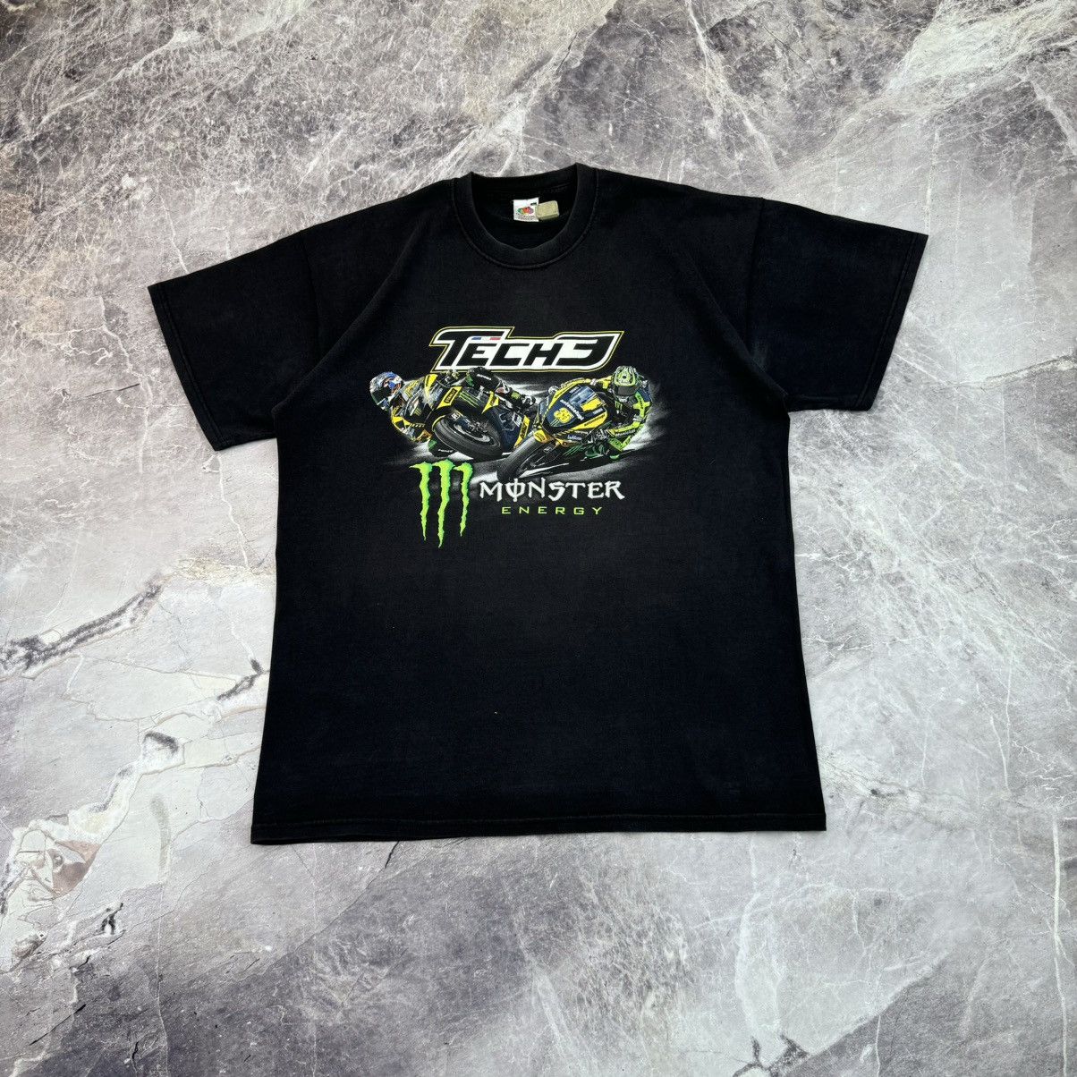 Vintage Monster Energy Tech 3 T shirt Motorsport Rancing Bikers Size US XL / EU 56 / 4 - 1 Thumbnail