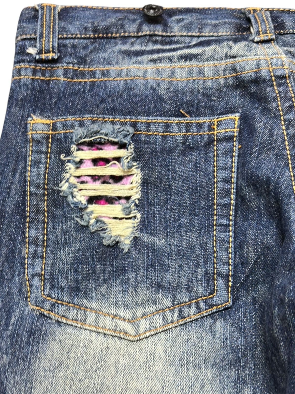 POST ARCHIVE FACTION (PAF) Vintage Japanese Brand Ripped Distressed Denim Size US 30 / EU 46 - 6 Thumbnail
