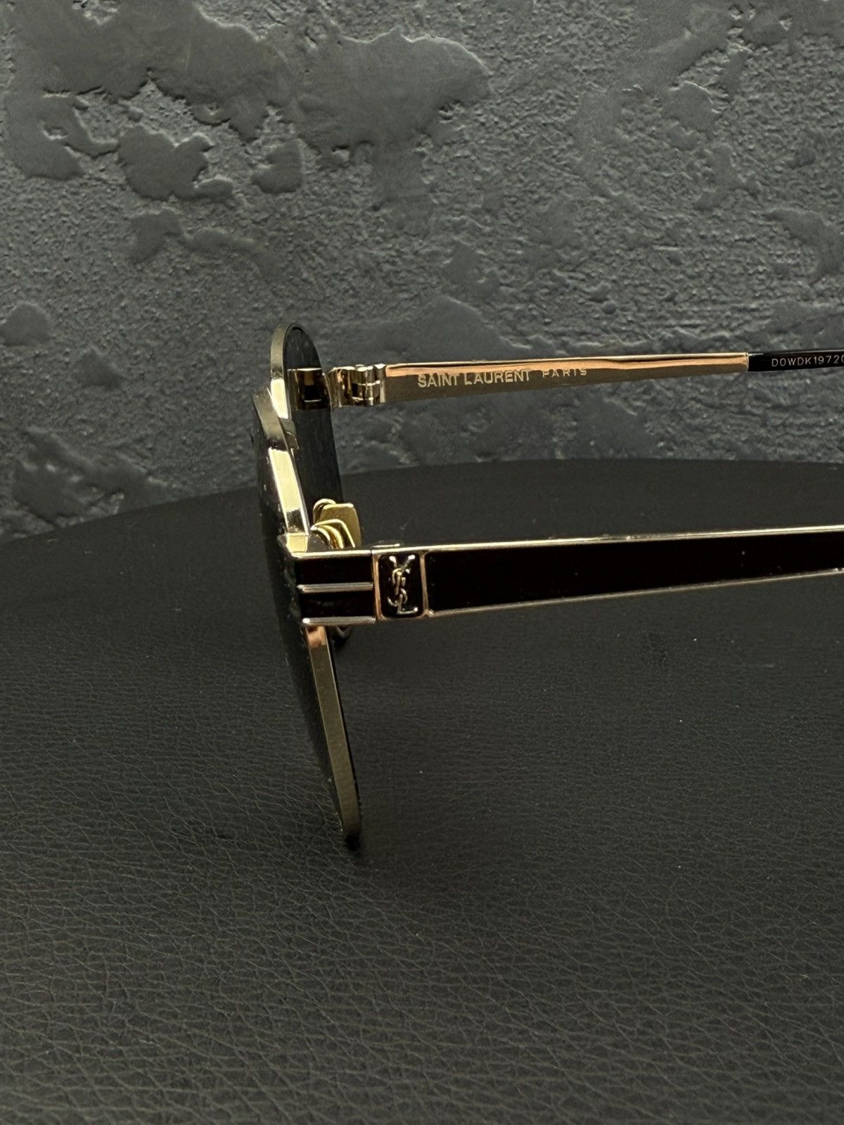 Saint Laurent Paris SAINT LAURENT Sunglasses SL M62 003 Gold/Gray Size ONE SIZE - 8 Thumbnail