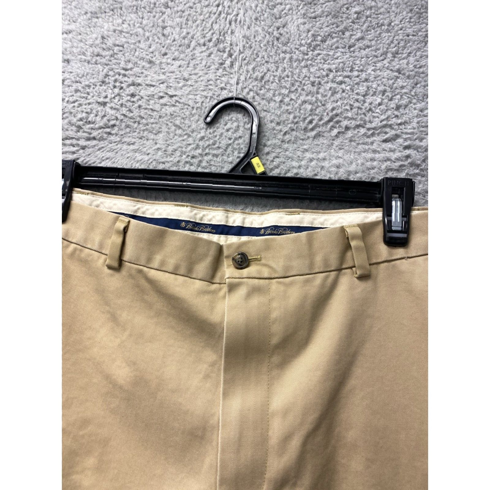 Brooks Brothers Brooks Brothers Mens Chino Pants 38x30 Tan Cotton Wool Regular Flat Front Medium Rise Casual Mens Size US 38 / EU 54 - 2 Thumbnail