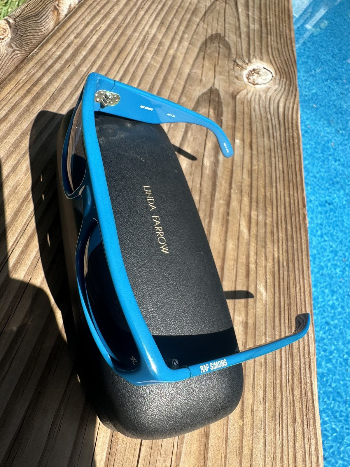 Raf Simons Raf Simons Blue Sunglasses Size ONE SIZE - 9 Thumbnail
