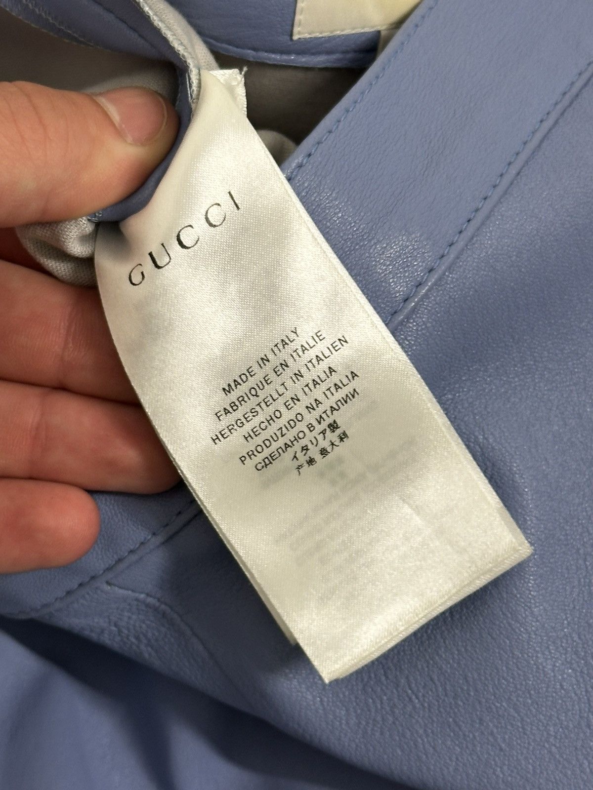 Gucci Gucci Leather Biker Pants Size 30" / US 8 / IT 44 - 9 Thumbnail