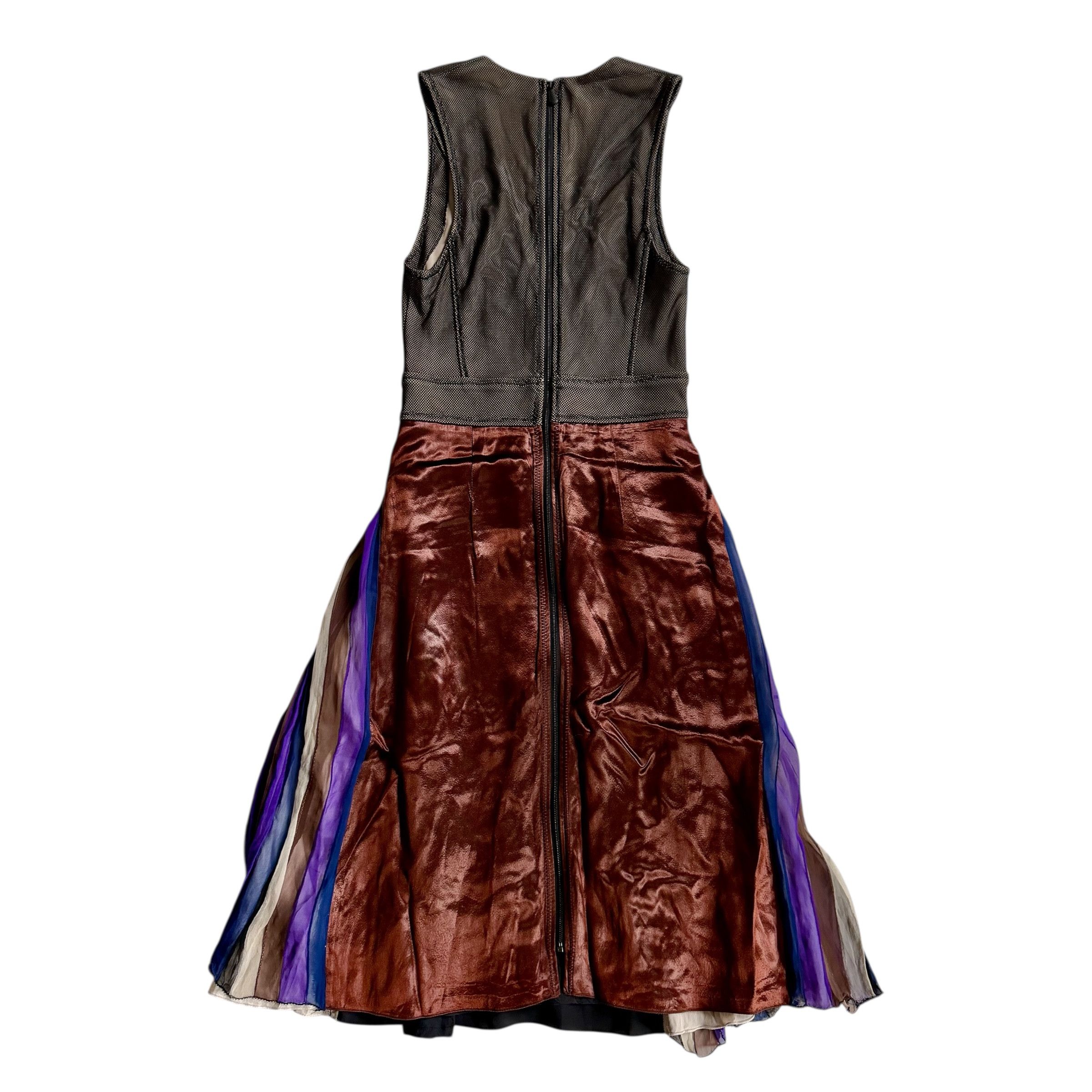 Bottega Veneta BOTTEGA VENETA AW2012 SILK DRESS Size XS / US 0-2 / IT 36-38 - 2 Thumbnail