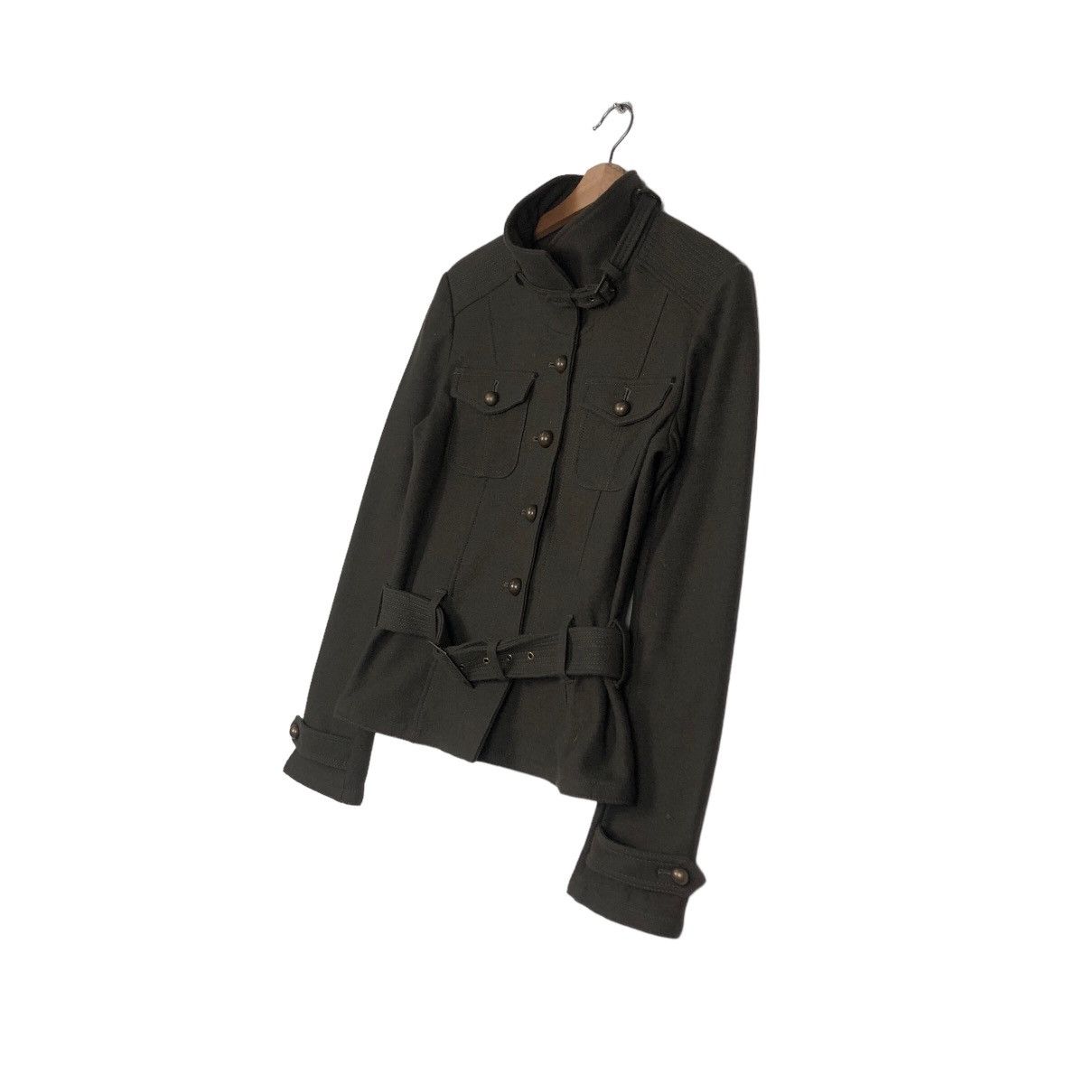 Japanese Brand Cropped Biker Jacket Wool Lounie Japan Bondage Issey Miyake Size M / US 6-8 / IT 42-44 - 2 Thumbnail