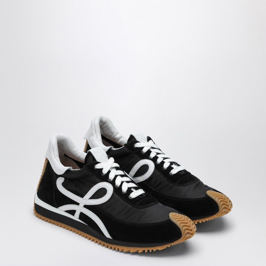 Loewe o1d2blof0824 Flow Runner Sneakers in Black & White Size US 8 / IT 38 - 2 Thumbnail