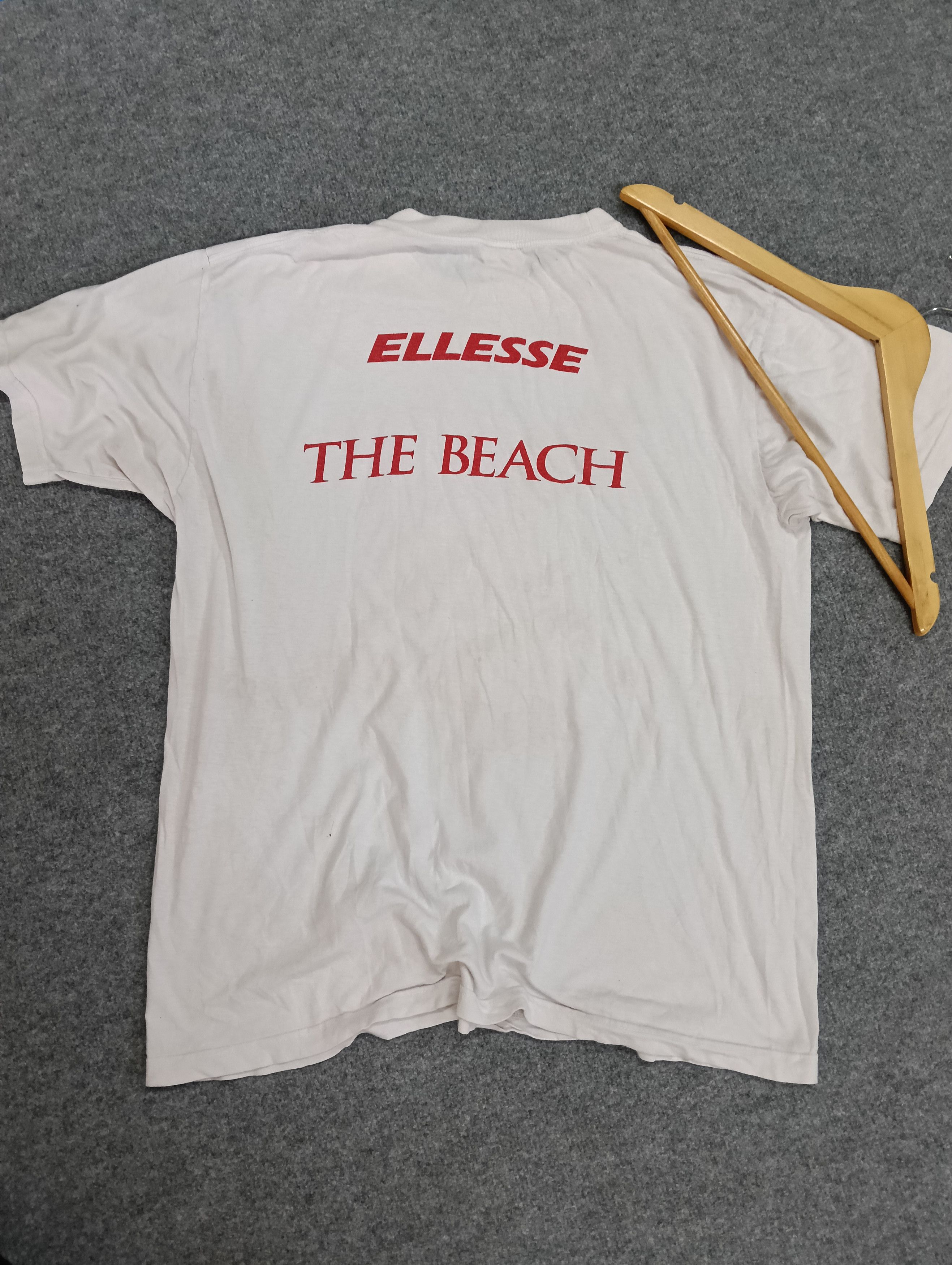 Beachdude Inc. × Ellesse × Japanese Brand Toyota X Ellesse the beach white Tshirt. Size US L / EU 52-54 / 3 - 8 Thumbnail