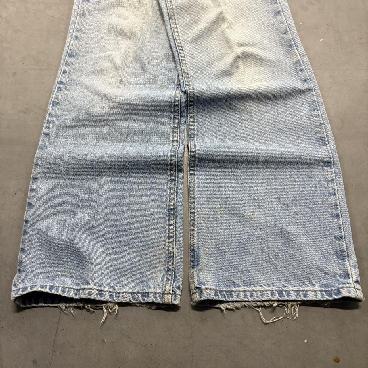 Vintage Crazy Vintage Y2K/2000s Baggy Flare Bootcut Light Blue Wash Skater Streetwear Style Denim Jeans! Size US 28 / EU 44 - 3 Thumbnail