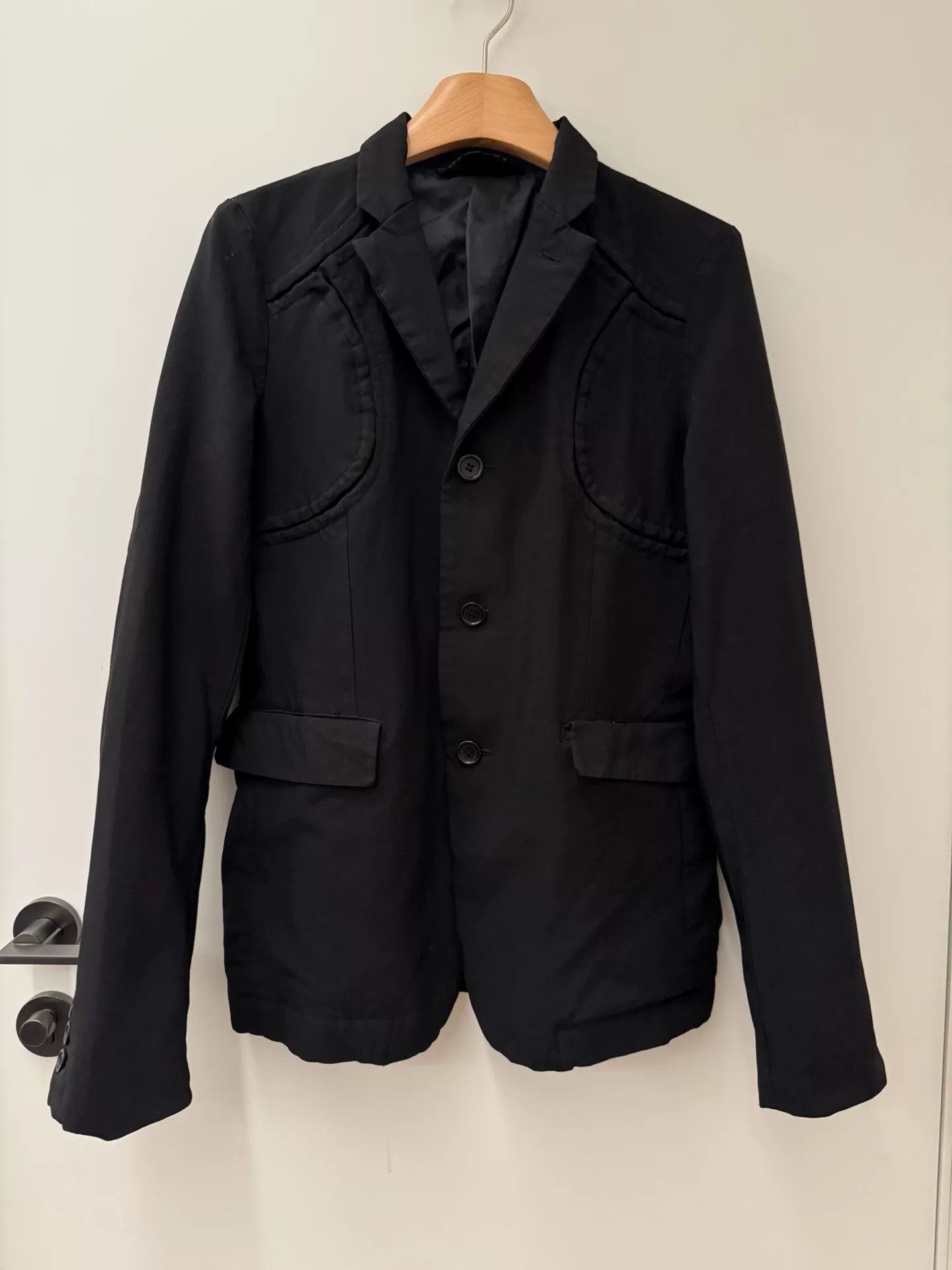 Comme des Garcons Comme des Garcons CDG Black Suit Jacket Size US S / EU 44-46 / 1 - 1 Thumbnail