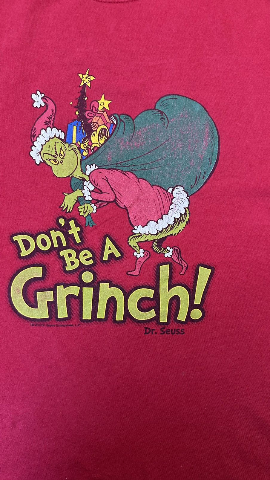 Vintage VINTAGE GRINCH DR.SEUSS TEE Size US L / EU 52-54 / 3 - 2 Thumbnail