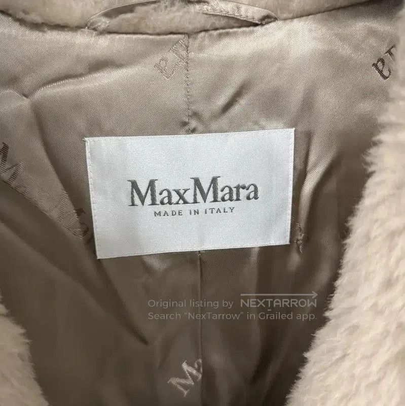 Max Mara MaxMara Beige Alpaca Wool Women's Coat . Size S / US 4 / IT 40 - 3 Thumbnail