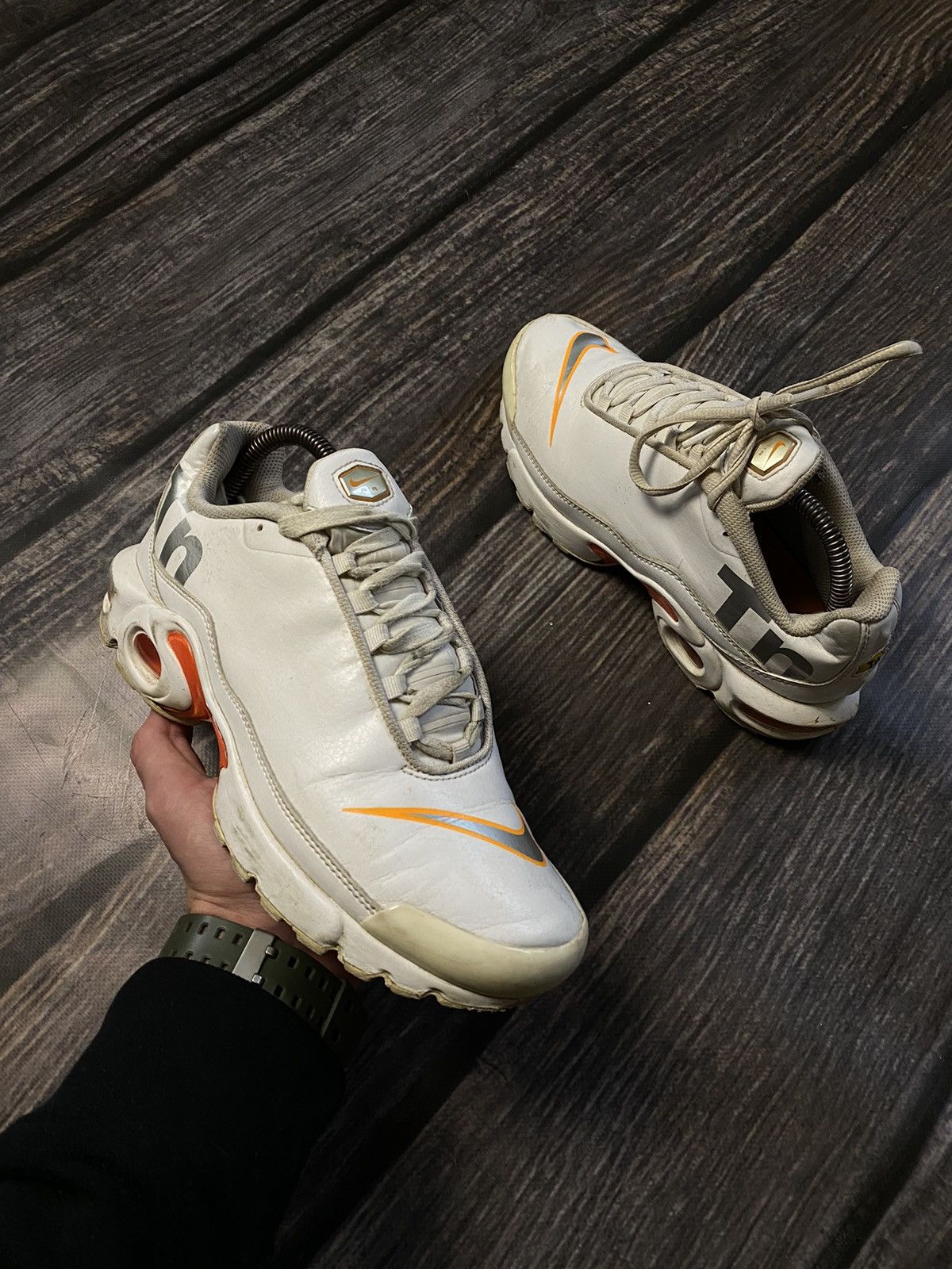 Leather × Nike 🔥NIKE TN LEATHER SNEAKERS Size US 7 / EU 40 - 2 Thumbnail