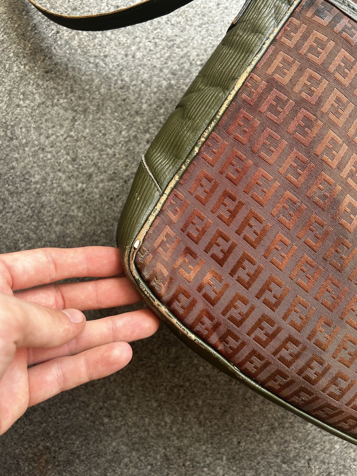 Fendi × Vintage Rare Vintage Fendi Monogram Shoulder Bag Size ONE SIZE - 20 Thumbnail