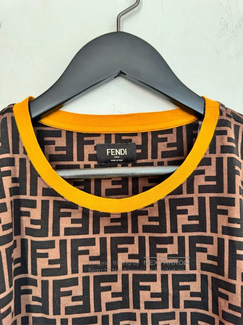 Fendi Fendi Logo Full Print Short Sleeve T-Shirt Size US XS / EU 42 / 0 - 6 Thumbnail