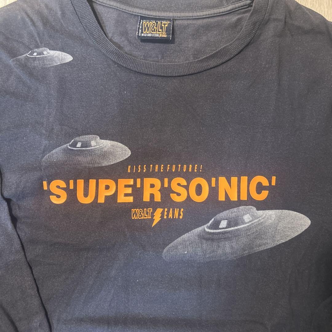 トップス w&lt KISS THE FUTURE W< ウォルト Tシャツ kiss the future W< 赤色 KISS THE FUTURE! Tシャツ