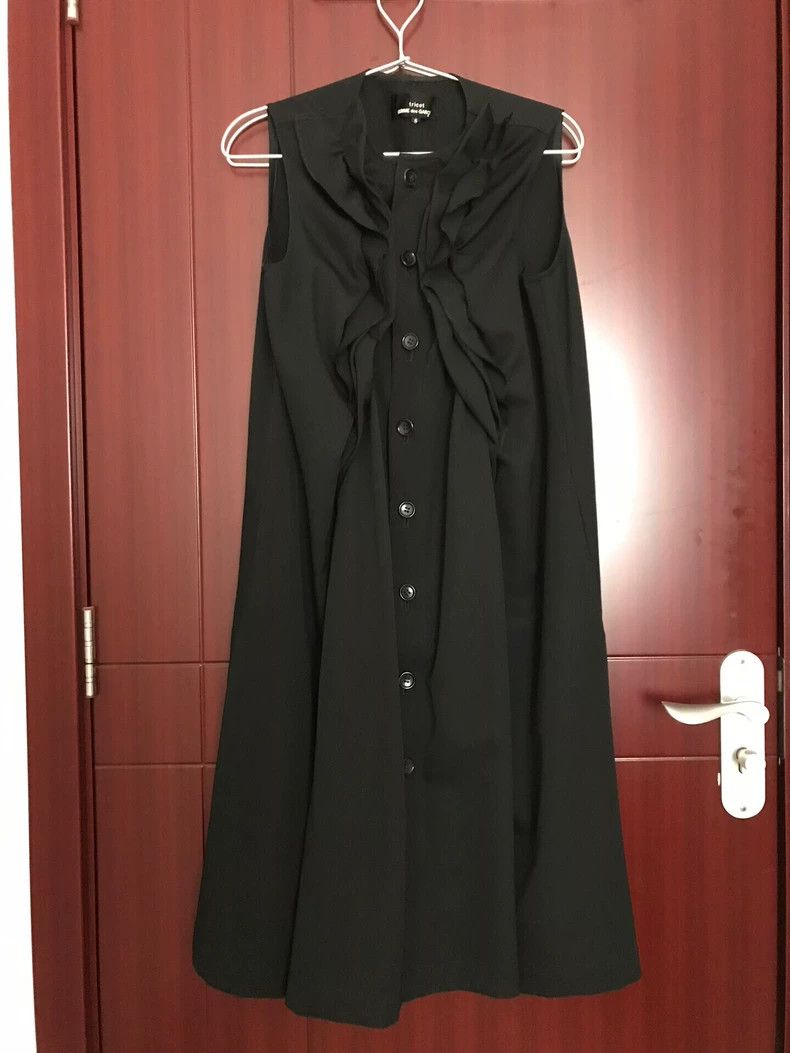 Comme des Garcons Comme Des Garcons Wool long waistcoat sleeveless jacket Size S / US 4 / IT 40 - 1 Thumbnail
