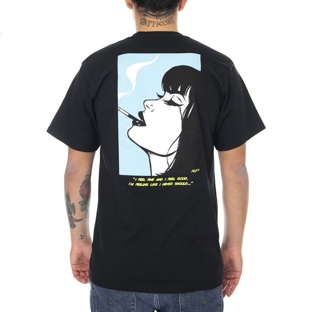 Huf RARE HUF 🇺🇸 "I Feel Good" Short Sleeve Shirt Size US M / EU 48-50 / 2 - 1 Thumbnail