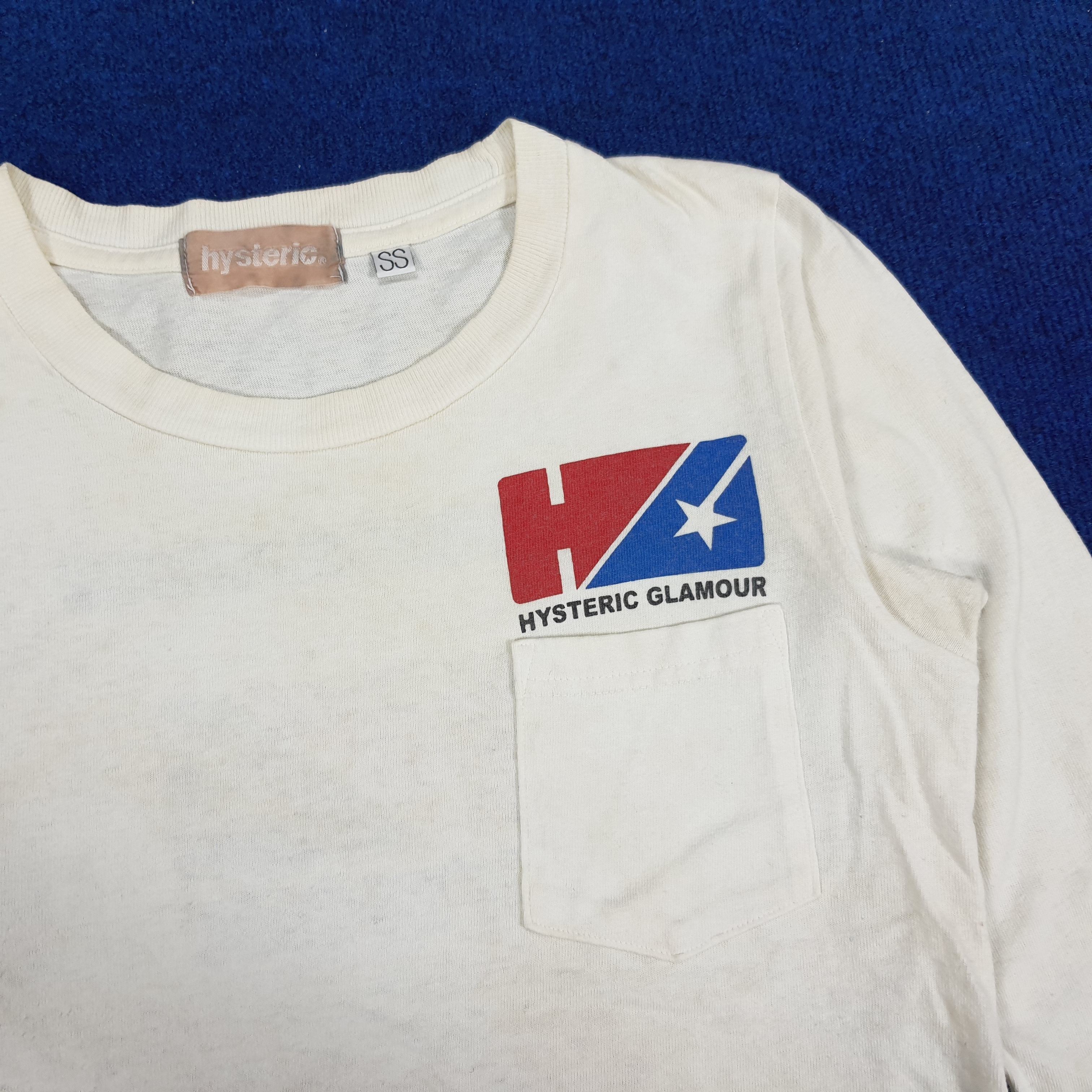 Hysteric Glamour × Japanese Brand × Vintage Vintage Hysteric Glamour Japanese Brand Tshirt C183N79 Size US XS / EU 42 / 0 - 4 Thumbnail