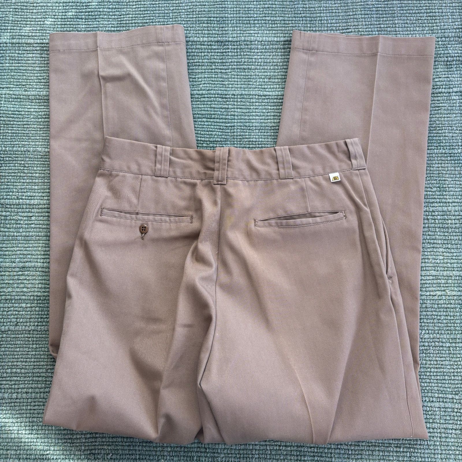 Big Mac × Vintage True vintage 1970's Big Mac JCPenney pleated khaki trousers Size US 32 / EU 48 - 1 Thumbnail