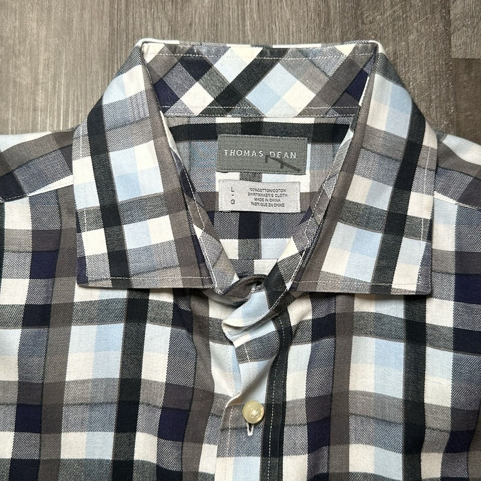 Thomas Dean Thomas Dean Shirtmaker’s Cloth Long Sleeve - Large Size US L / EU 52-54 / 3 - 6 Thumbnail