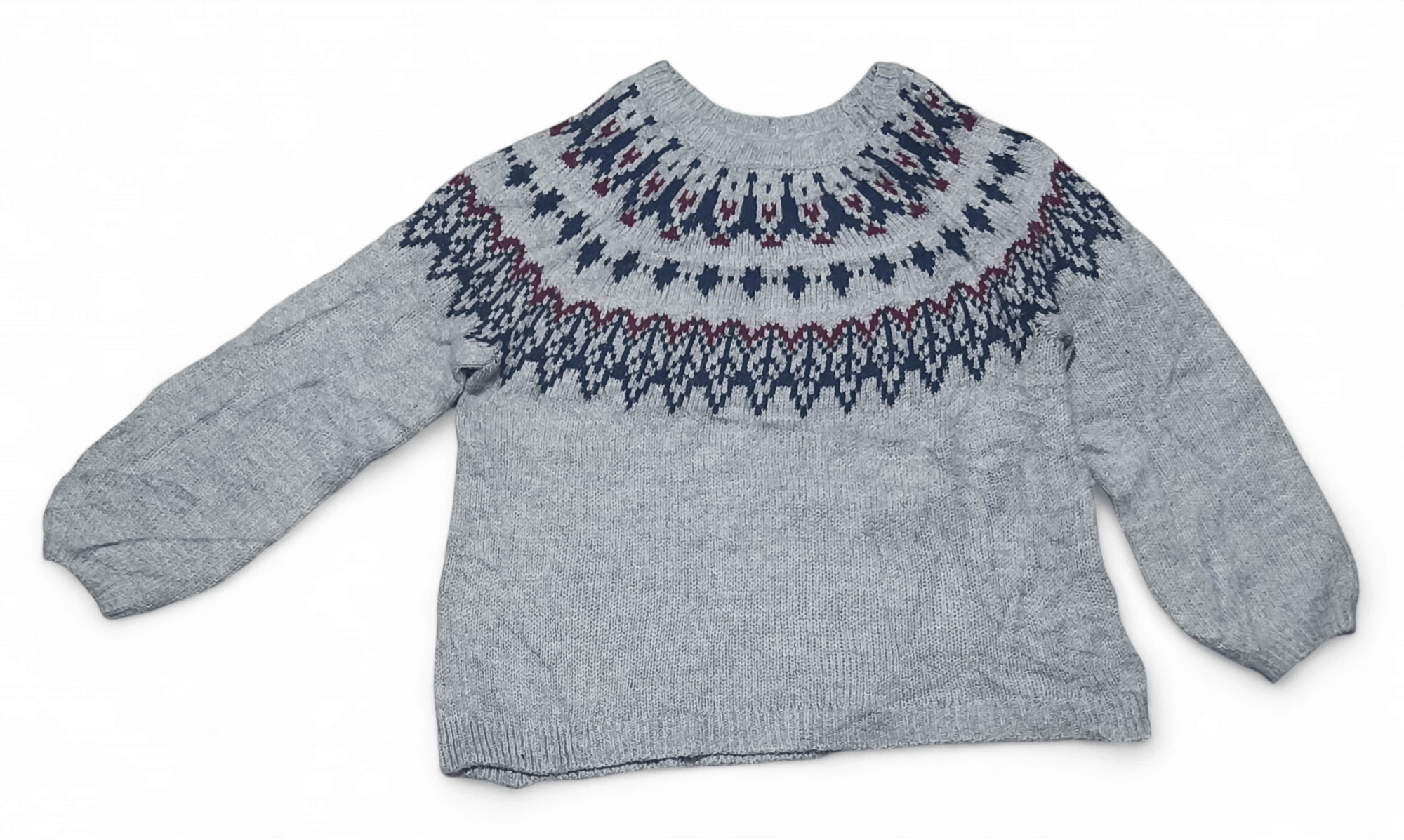 Old Navy Vintage 90s OLD NAVY Ethnic Striped Motifs Knit Sweater Size US L / EU 52-54 / 3 - 2 Thumbnail