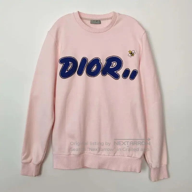 Dior Dior Pink Cotton Women's Sweatshirt . Size XS / US 0-2 / IT 36-38 - 1 Thumbnail