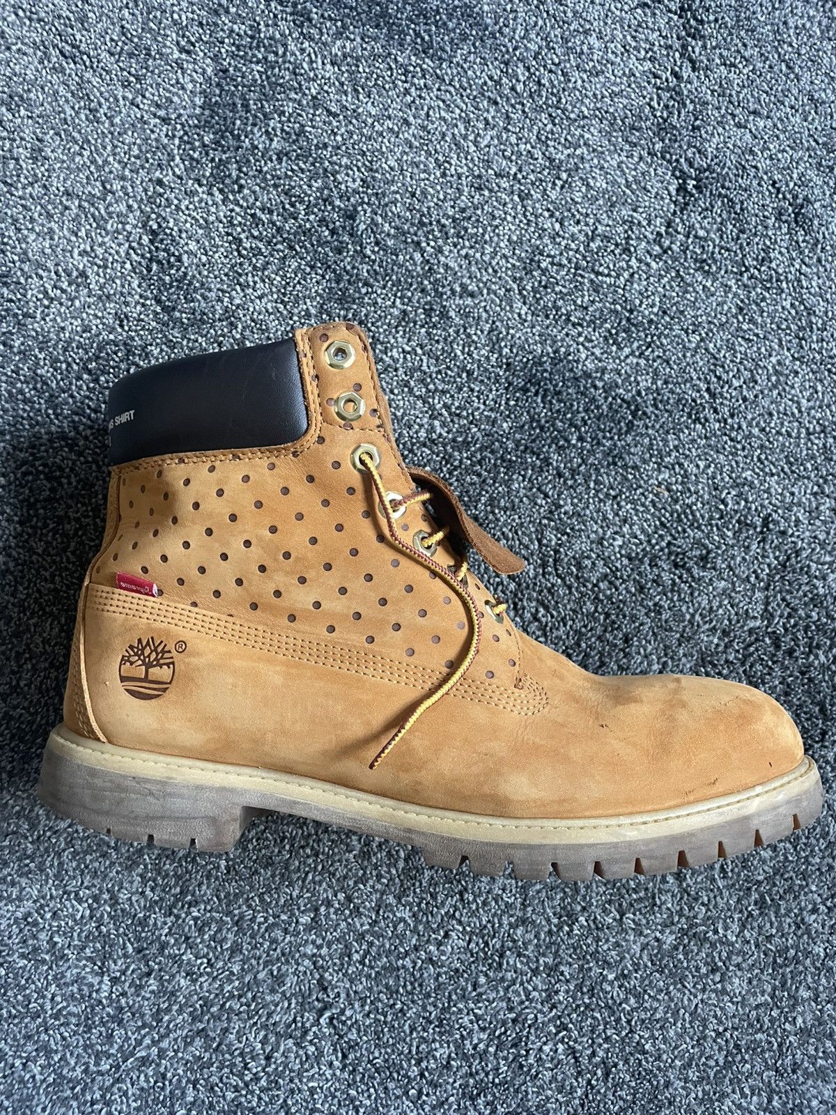 Timberland COMME des GARCONS x Supreme x 6 Inch 'Wheat' [3/12/15] Size US 12 / EU 45 - 8 Thumbnail